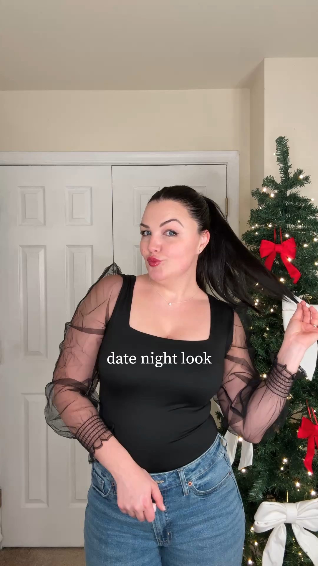 The perfect “jeans and a cute top” top that is actually a bodysuit 🖤

#LTKMidsize #LTKFindsUnder50 #LTKTall