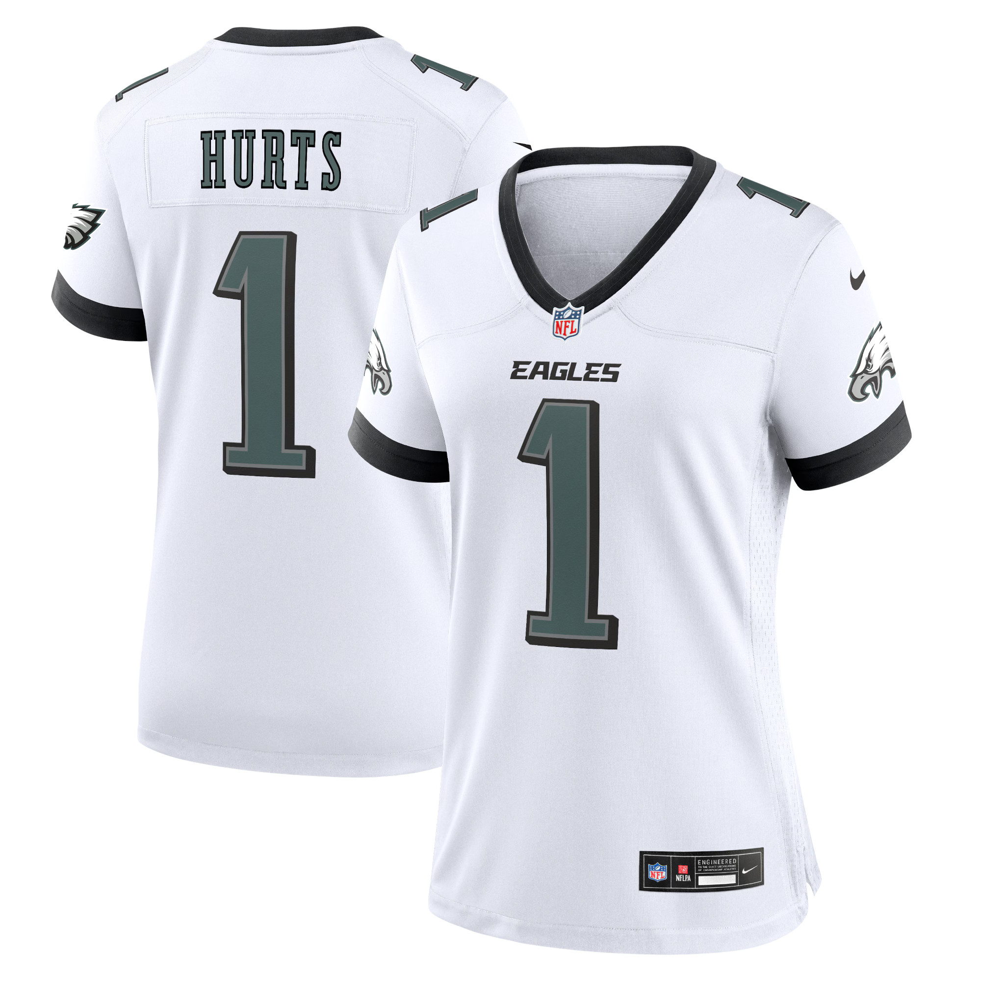 Women's Philadelphia Eagles Jalen Hurts Nike White Game Jersey | NFL Shop
