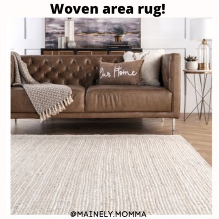 Hand woven area rug from Walmart! Perfect for a fall refresh in your living room! 

#competition

#LTKsalealert #LTKSeasonal #LTKhome