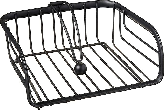 Spectrum Diversified Ashley Flat Holder with Weighted Arm, Kitchen Napkin Dispenser, Sturdy Steel... | Amazon (US)