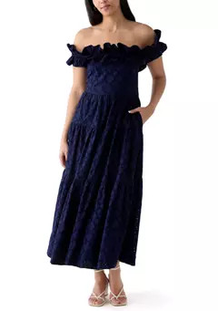 Women's Off the Shoulder Midi Dress | Belk