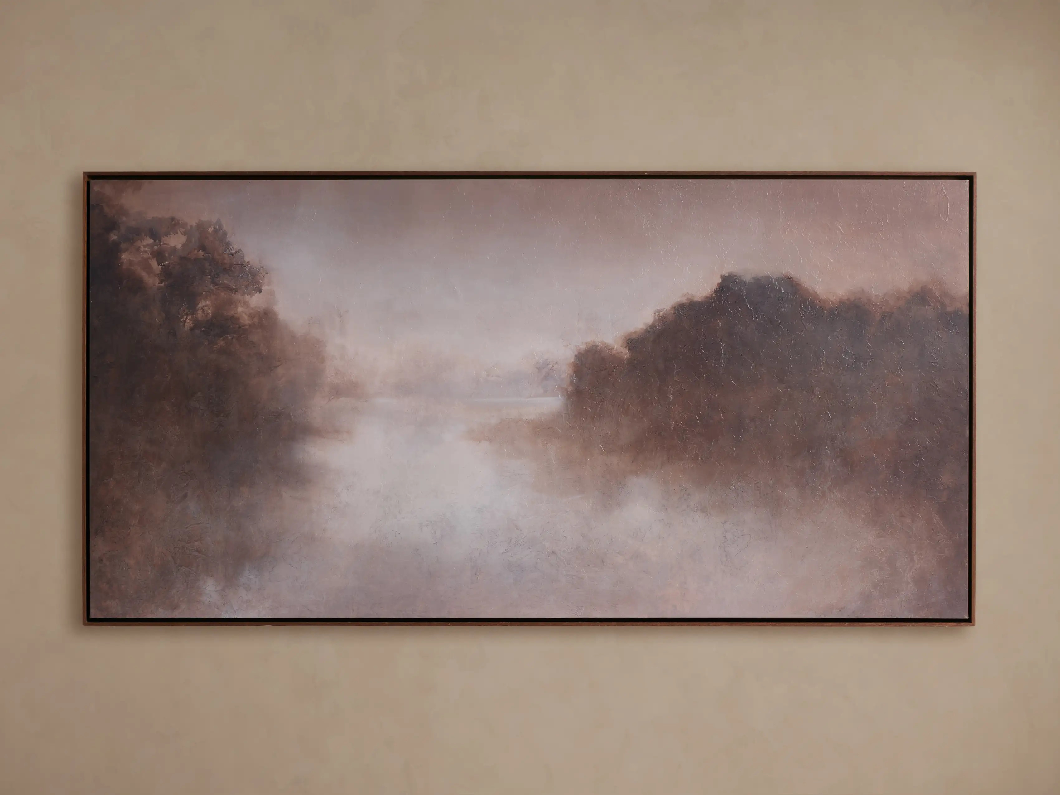 Misty Lake Framed Print | Arhaus