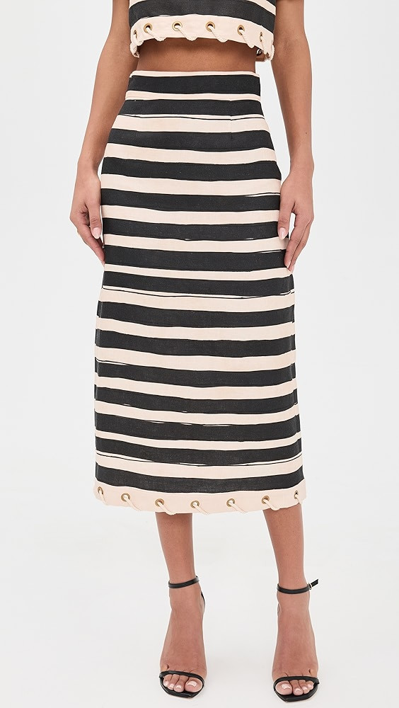 Rebellion Stripe Rope Skirt | Shopbop