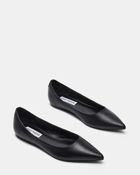 MERYL BLACK LEATHER | Steve Madden (US)