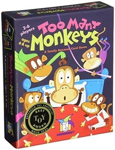 Amazon.com: Gamewright's - Too Many Monkeys - Fun Card Game - Ages 6+ Years .HN#GG_634T6344 G1345... | Amazon (US)