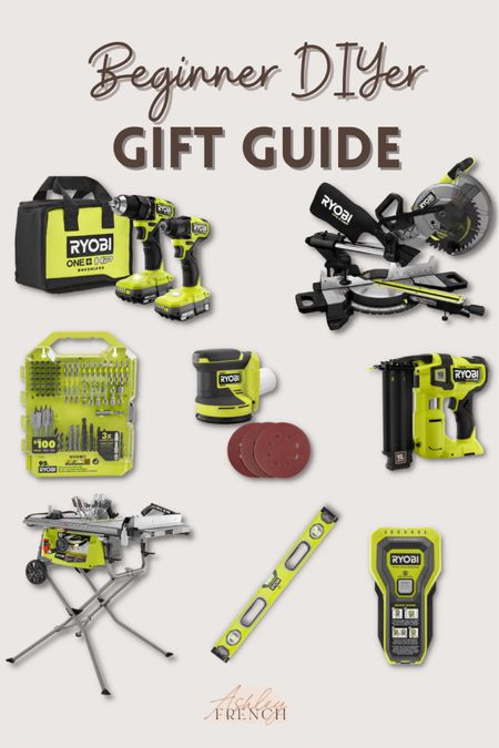 Beginner DIYer Gift Guide! Here are some great Ryobi tools you can get for the DIYer in your life! 

#LTKHoliday #LTKhome #LTKGiftGuide