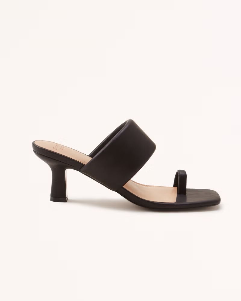 Toe Strap Mule Heels | Abercrombie & Fitch (US)