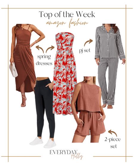 Amazon fashion favorites this last week🙌🏽 the satin pj’s are AMAZING!! 

amazon | spring dress | joggers | satin pj’s | womens loungewear | womens fashion | athleisure wear | athletic wear 

#LTKunder50 #LTKstyletip