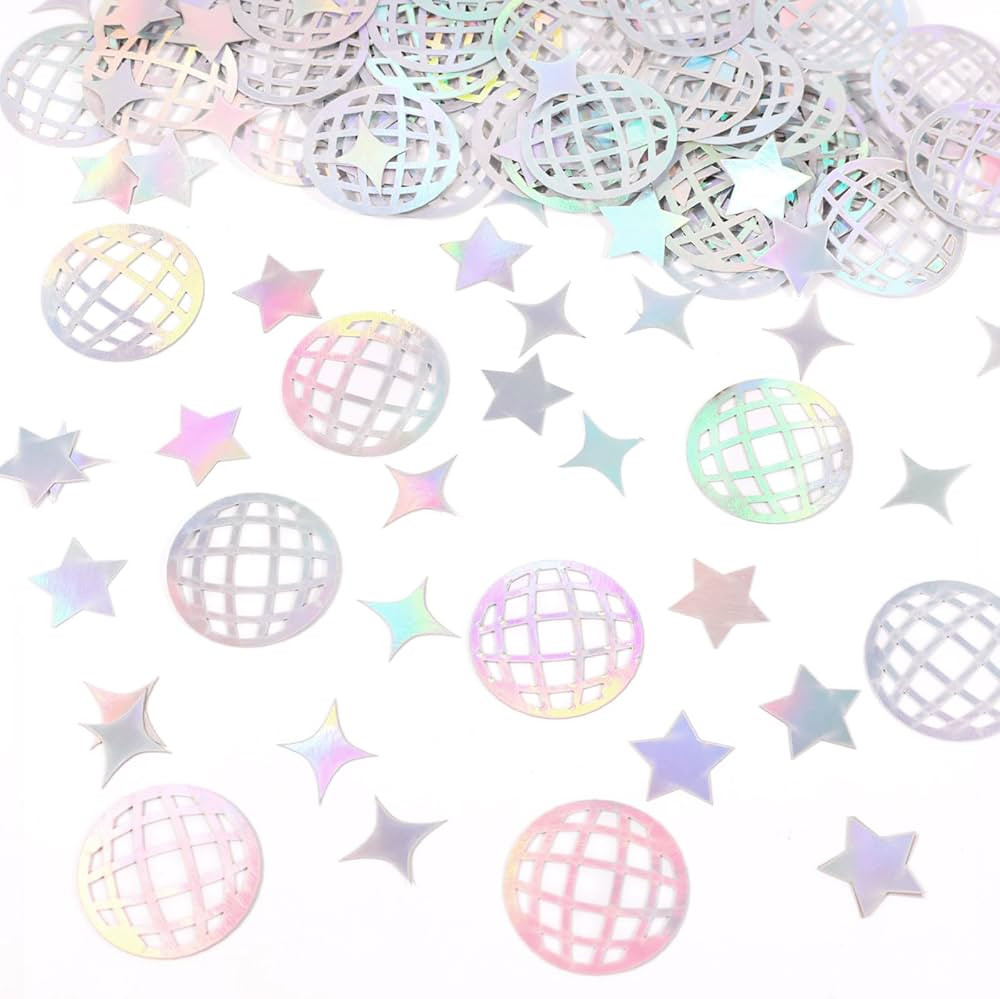 200 Pcs Disco Table Confetti, Disco Ball Party Confetti Star Confetti Glitter Disco Table Confett... | Amazon (CA)