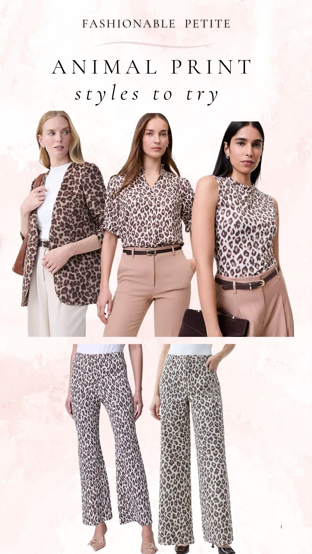 Animal print outfits from Ann Taylor! 

Animal print, petite outfit, petite style, winter outfit 

#LTKWorkwear #LTKSaleAlert #LTKPetite
