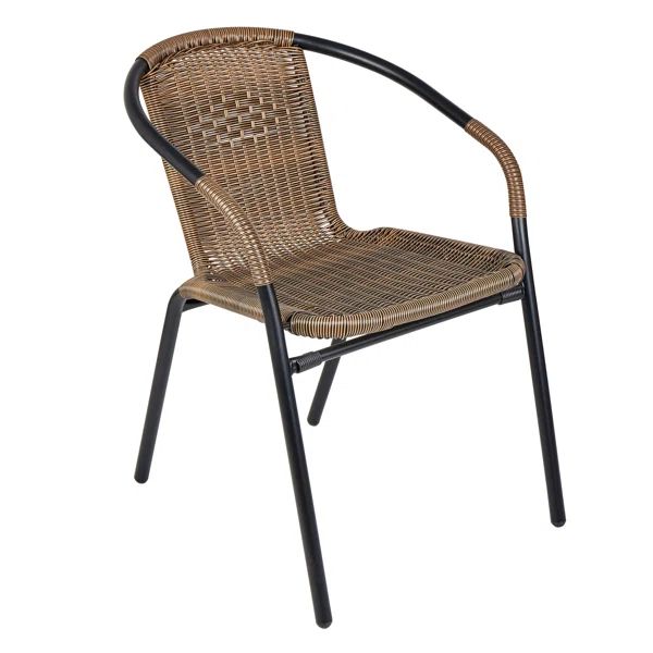 Pineville Rattan Stacking Patio Dining Chair | Wayfair Professional