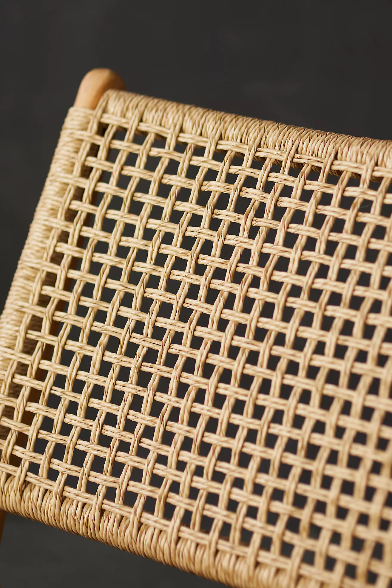 Havana Open Weave Armless Chair | Anthropologie (US)