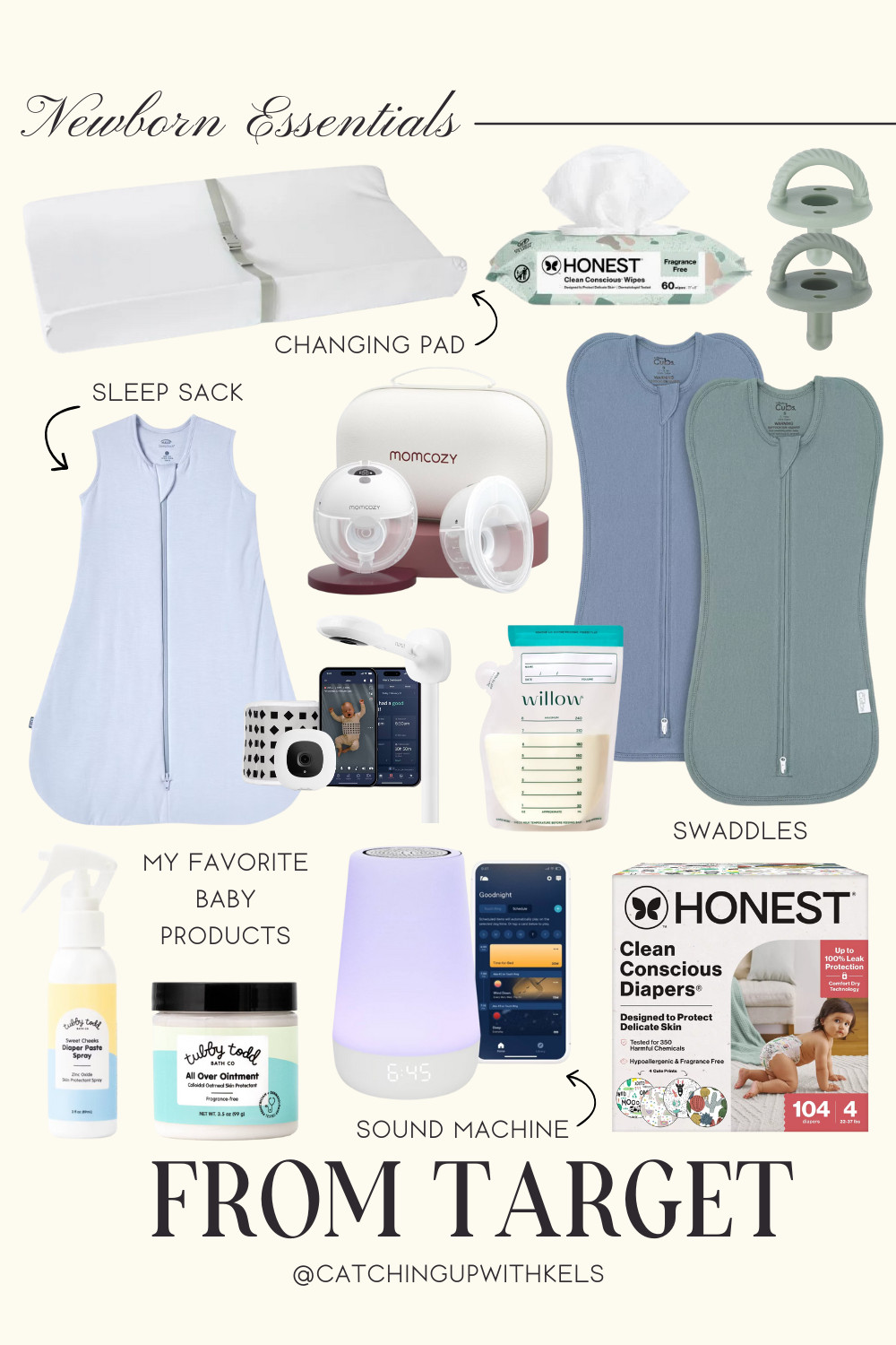 Newborn essentials I swear by! All my favorite baby must-haves from Target—sleep sacks, swaddles, diapers & more!  

 #LTKmomlife #LTKBaby #LTKBump