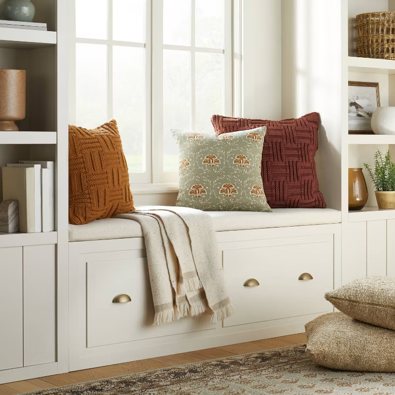 Basket Weave Knit Throw Pillow - Threshold™ designed with Studio McGee | Target