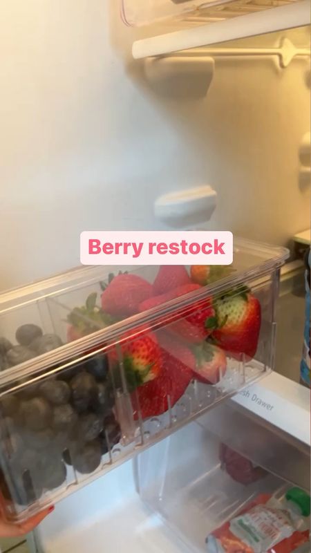We’re loving this berry bin to keep our fruit fresh in the fridge for longer! It has drainage holes to keep the fruit dry and an easy on off lid for snacking! 

#LTKhome