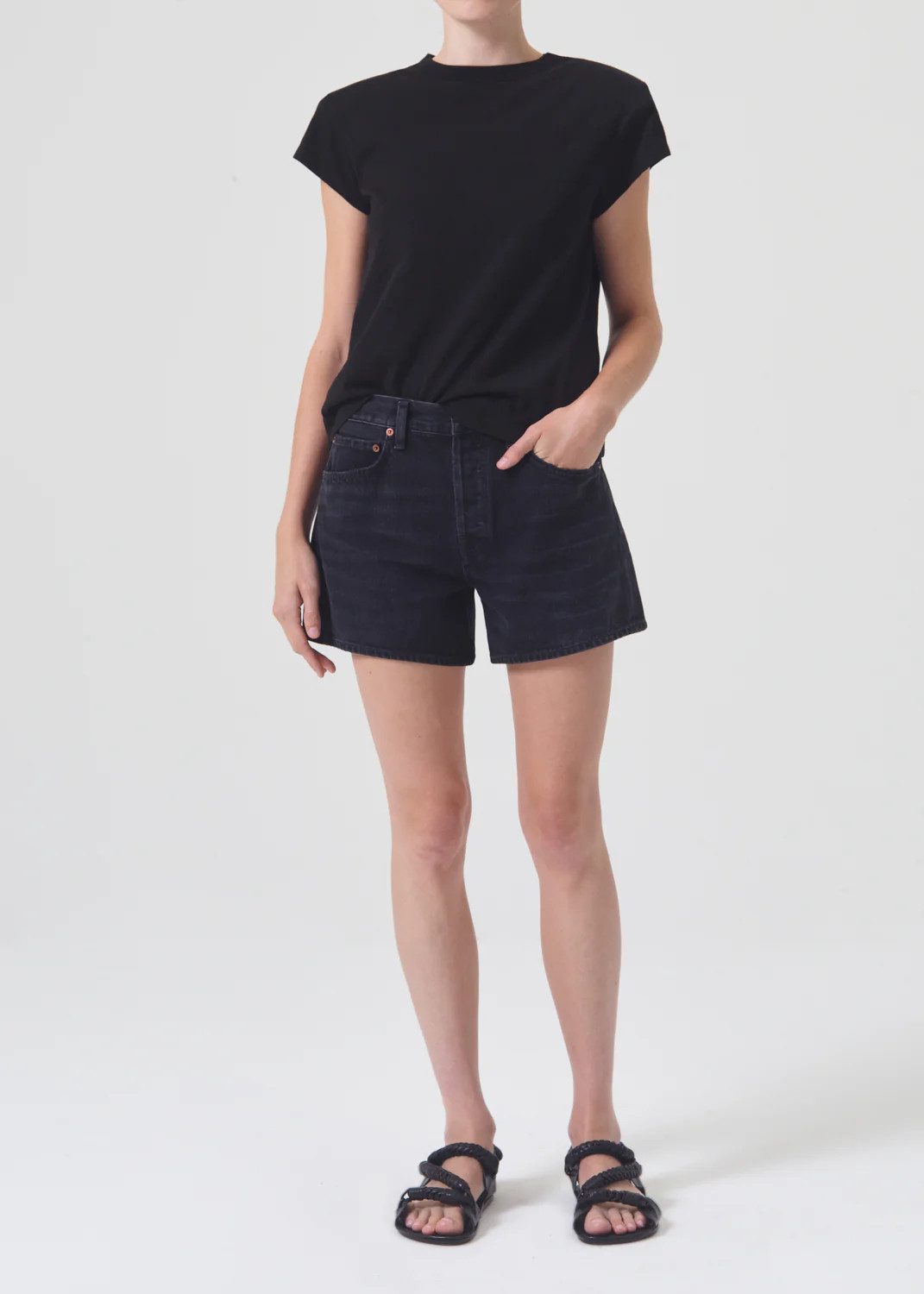 Parker Long Short in Cat | AGOLDE