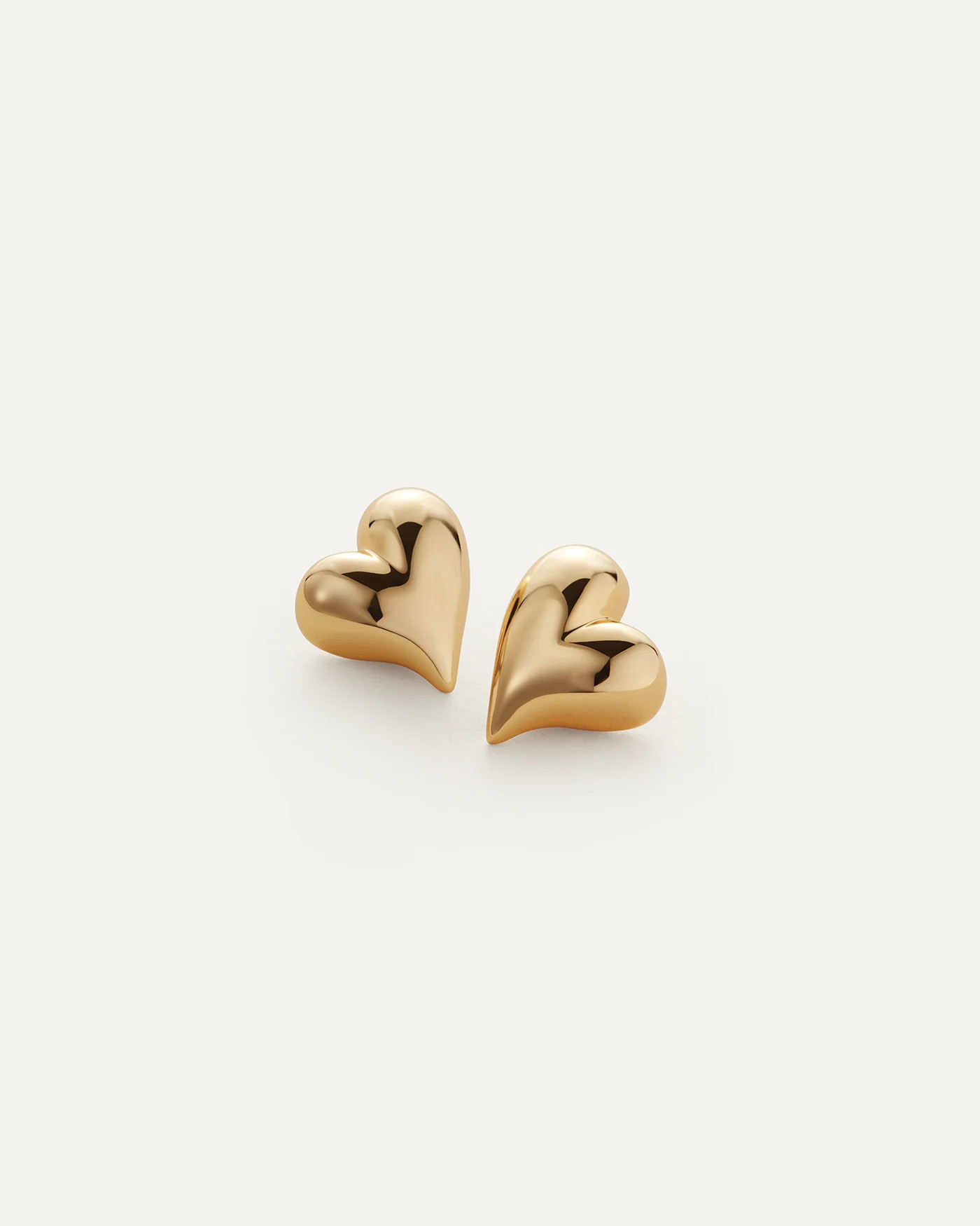 Art Heart Button Earrings | Jenny Bird (US)