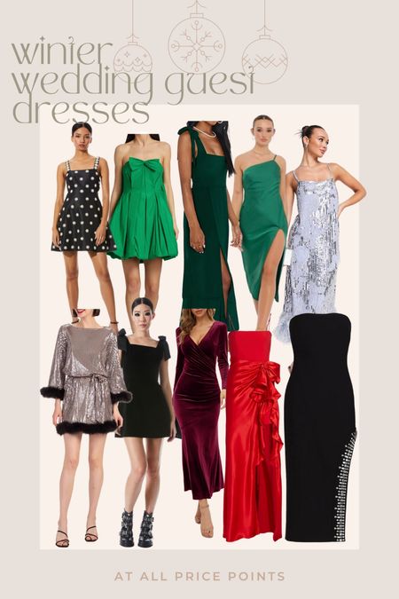 Winter wedding guest dresses at all price points! 

#LTKHoliday #LTKSeasonal #LTKstyletip