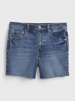 4" High Rise Denim Shorts with Washwell | Gap (US)