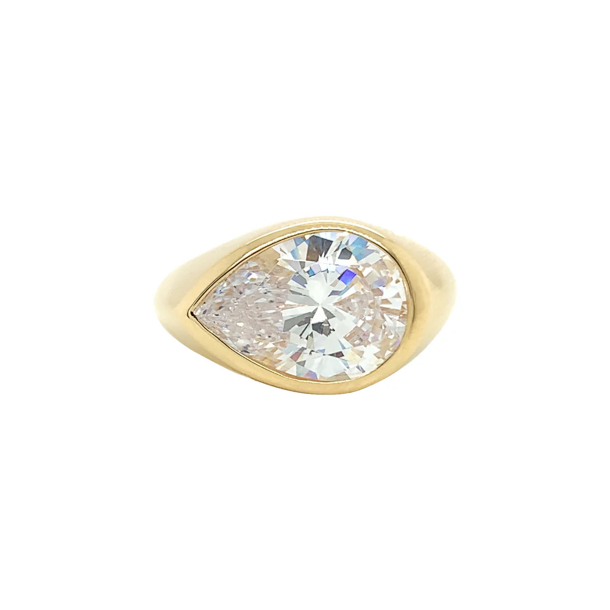 Pear Shape Ring | Jennifer Miller Jewelry