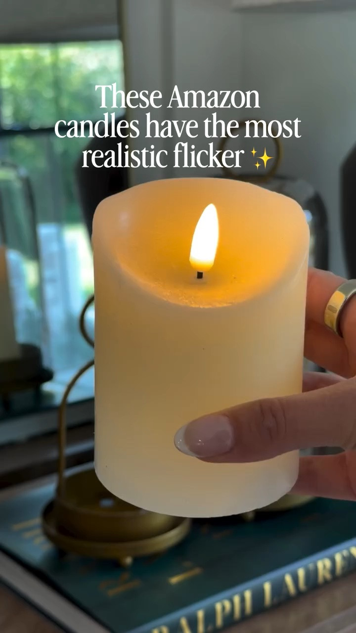 Comment “DECOR” for the links!

It’s almost cozy season, and these flickering candles with hurricane glass holders are some of my favorite fall decor pieces. I always have them on in the evenings, and they’re one of the Amazon home finds I get asked about all the time! They add the prettiest warm and cozy glow without an open flame.

#AmazonHomeFinds #FallDecor #CozyHome #FlamelessCandles #HurricaneCandleHolders #pleasantlybuilt
NeutralHomeDecor HomeDecorFinds FallHome

#LTKHome