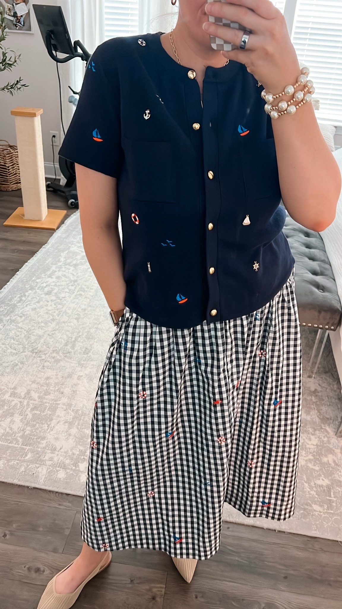 The cutest nautical embroidered skirt & sweater for 4th of July! And you’ll never guess where they’re from!!

#LTKootd #LTKgrwm #LTKSeasonal