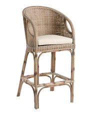 Daphnie Rattan Bar Stool | Kitchen & Dining Room | Marshalls | Marshalls