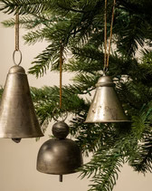 Hanging Pewter Metal Bells (Set of 3) | McGee & Co. (US)