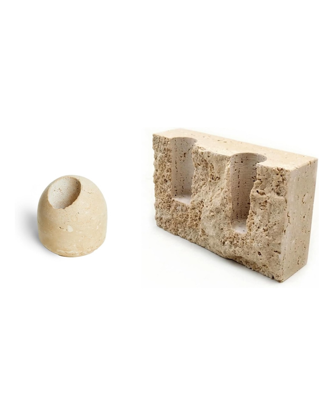 Candlestick holder and toothpick/match holder in marble🫶🏼🤩 these are such unique finds! 

#LTKFindsUnder100 #LTKHome