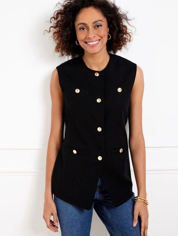 Textured Vest | Talbots