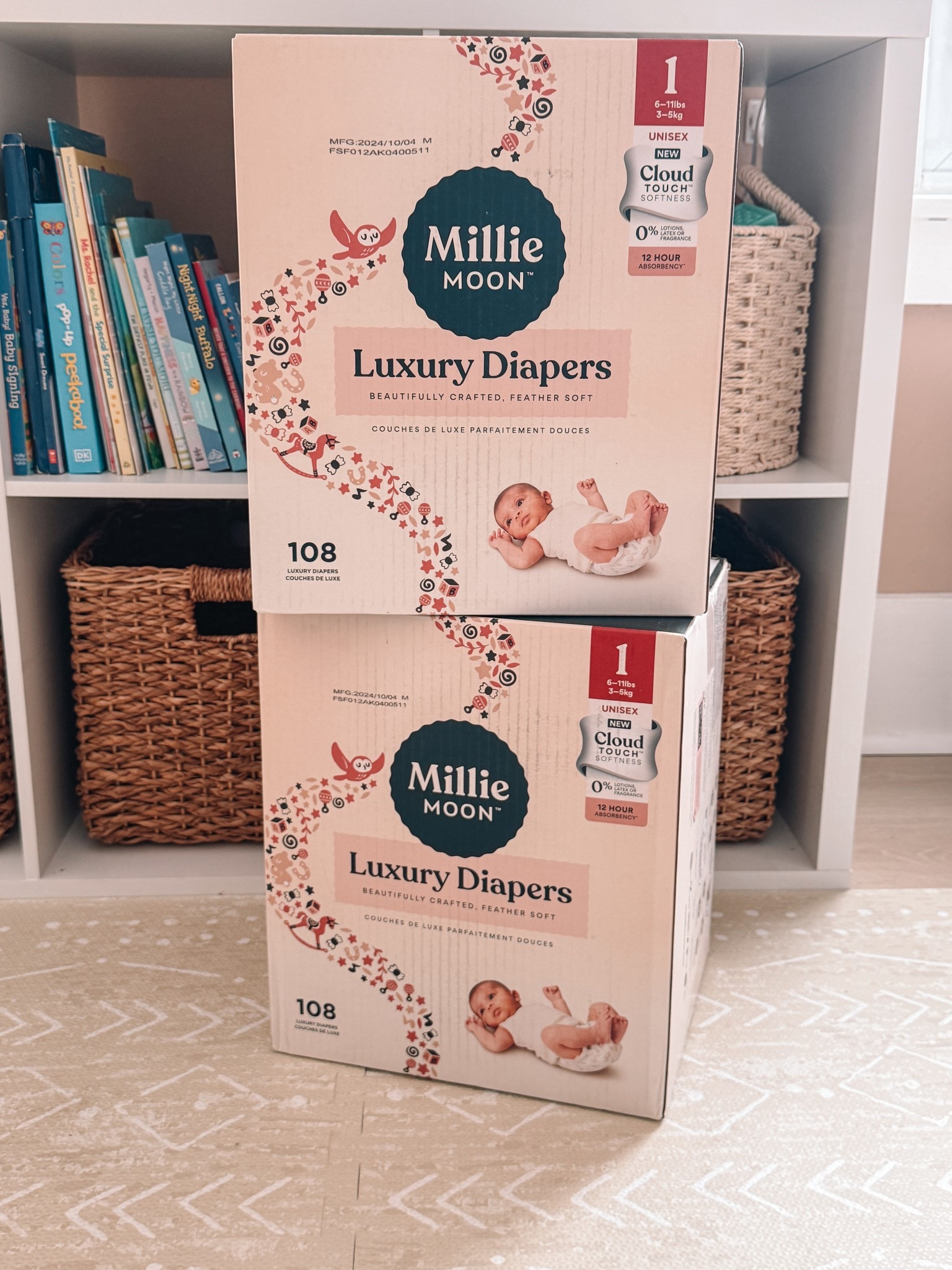 Millie Moon Luxury Diapers are hands down one of the BEST diapers for newborns and toddlers 🤍 If you’re searching for ultra-soft, hypoallergenic diapers for sensitive skin—these are it. Made with high-quality, clean materials, they’re incredibly gentle while still being super absorbent and leak-proof (yes, even overnight 🙌).

We’ve had zero diaper rash and no blowouts since switching—such a must-have for any new mom or growing family. Perfect for newborn essentials, baby registry must-haves, and everyday diapering you can trust.

#bestdiapers #newbornessentials #babymusthaves #sensitiveskinbaby

#LTKBaby #LTKBump #LTKmomlife