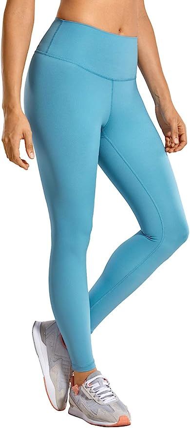 CRZ YOGA Women's Compression Leggings Hugged Feeling Tummy Control Workout Leggings 25 inches | Amazon (US)