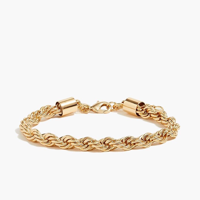 Gold rope bracelet | J.Crew Factory