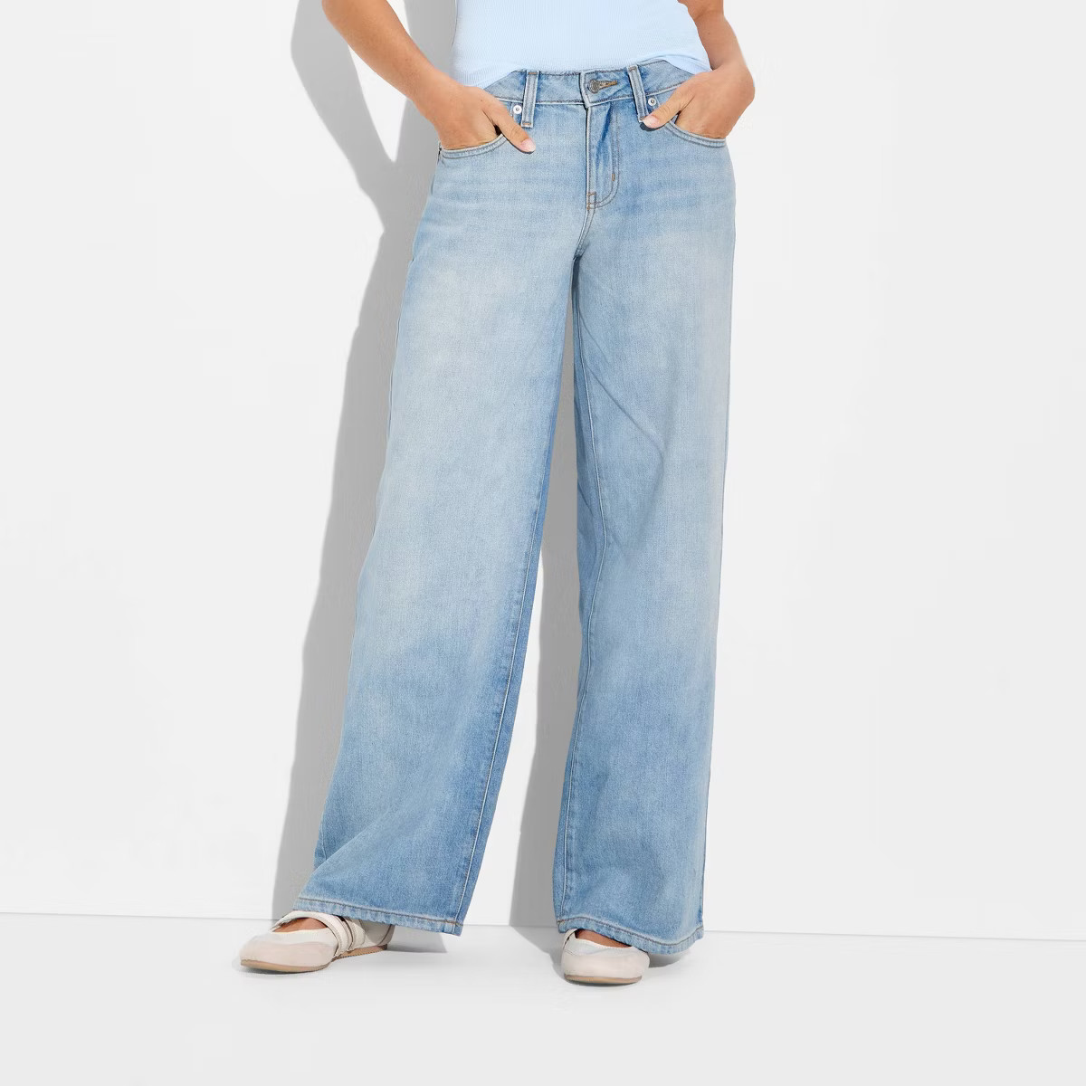 Women's Low-Rise Baggy Jeans - Wild Fable™ | Target