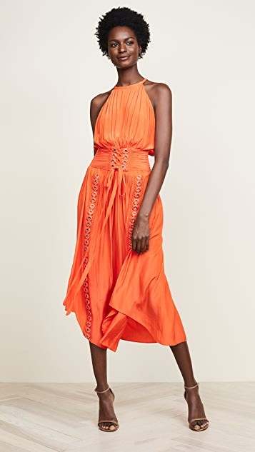 ramy brook orange dress