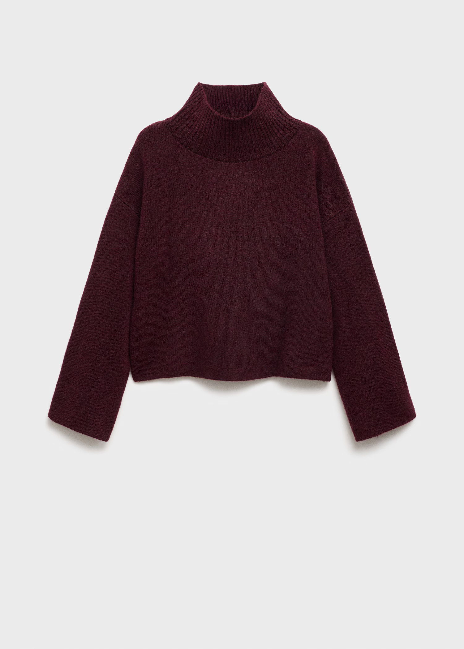 Turtleneck knitted sweater - Women | MANGO United Kingdom | MANGO (UK)