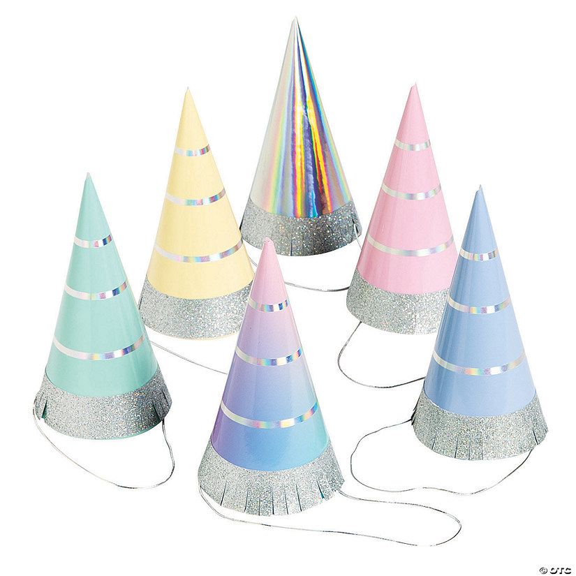 Hooray It’s Your Birthday Party Cone Hats - 6 Pc. | Oriental Trading Company