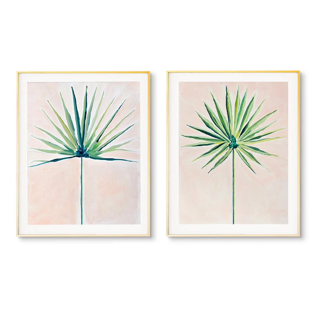 Best Fronds Pair by The Painted Katie | Urban Garden Prints