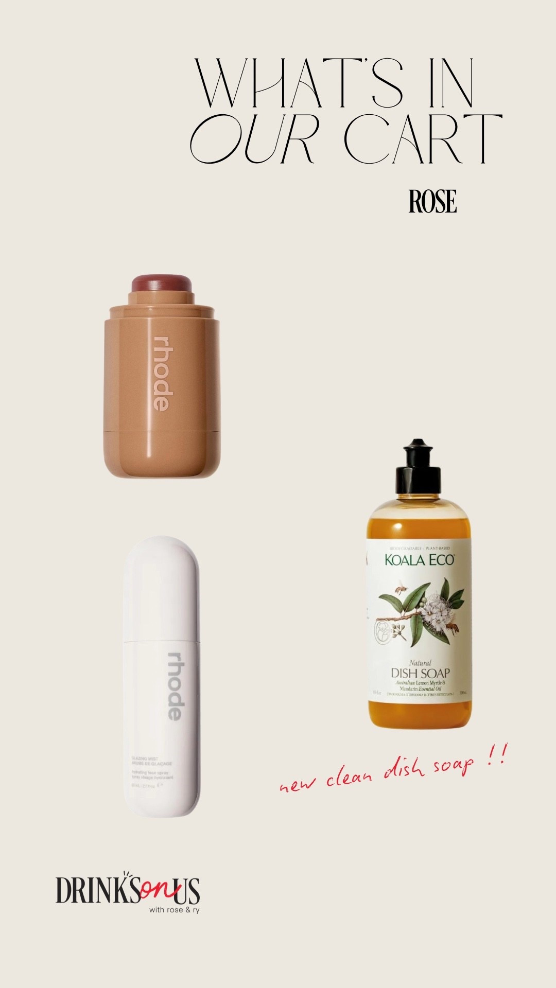 Products mentioned in S02: Episode 30 of Drinks On Us, “Whats In Your Cart?” segment!! 

#LTKBeauty #LTKStyleTip #LTKHome