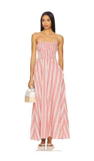 FAITHFULL THE BRAND Lida Maxi Dress in Coral. - size XL | Revolve Clothing (Global)