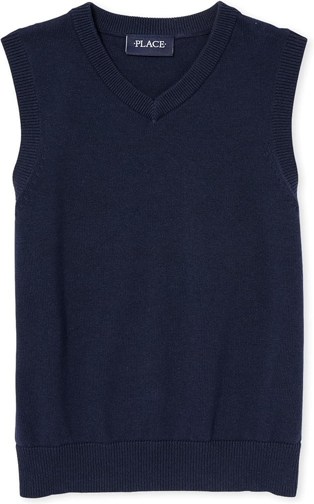 The Children's Place Boys' V-Neck Sweater Vest | Amazon (US)