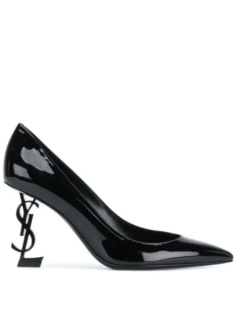 Saint Laurent Scarpin 'Opyum' De Couro - Farfetch | FarFetch BR