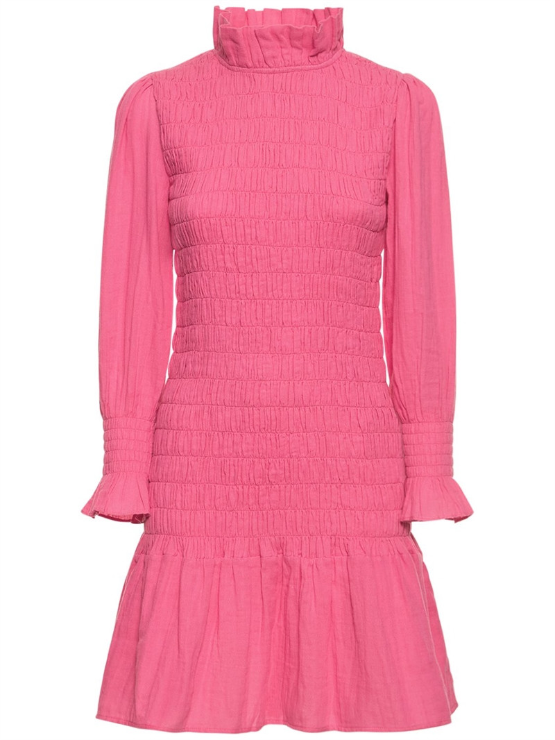 Aleria short smocked poplin dress - Maria de la Orden - Women | Luisaviaroma | Luisaviaroma