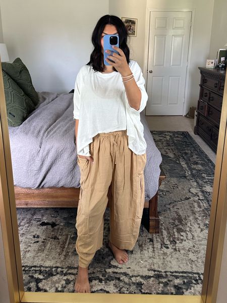 Free people outfit perfect for postpartum!

Medium in the white top and medium in the loose pants 

Beach outfit 
Casual outfit
Boho outfit 


#LTKSeasonal #LTKunder100 #LTKunder50