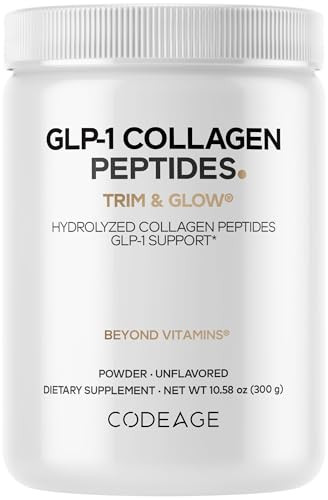 Codeage GLP-1 Collagen Powder Supplement - Nextida GC Collagen Peptides - GLP 1 Support - Hydroly... | Amazon (US)