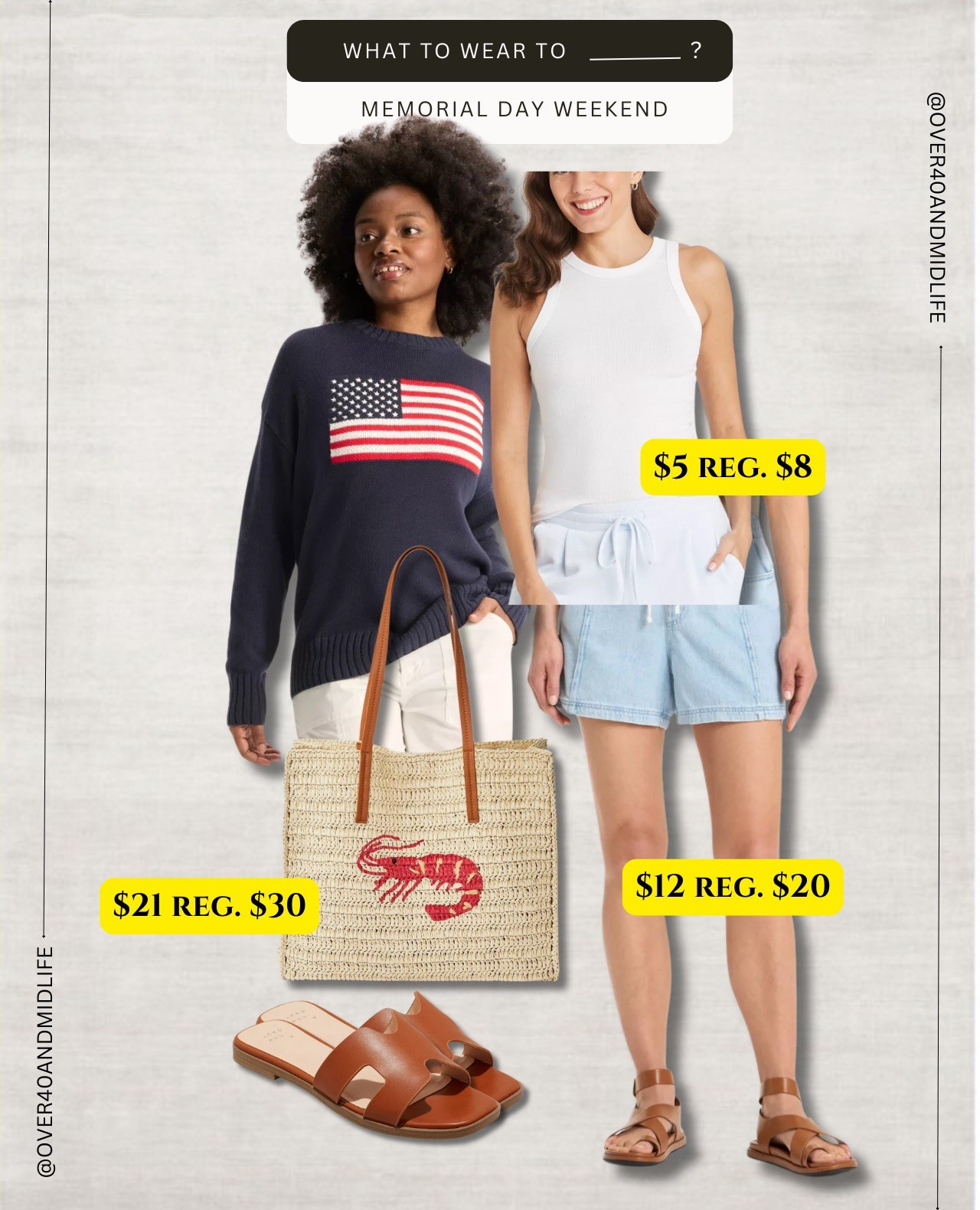  ✨Tap the bell and ❤️ for over 40 fashion, midlife style, midsize fashion and luxury looks for less. 


👑"Helping you look good, feel good!" - Lindsey Denver

Memorial Day Style, July 4th Style, Fourth of July Outfit, Red White and Cute, Patriotic Style, Target Style, Target Finds, Target Fashion, Affordable Style, Style On A Budget, Summer Outfit Inspo, Easy Summer Style, Everyday Outfit, Casual Chic Look, Effortless Style, Midlife Style, Midsize Style, Over 40 Style, Chic At Any Age, Style Has No Age

Over 40 mom, over 50, midlife, midsize fashion, size 10, size 12, size 8, ootd, perimenopause, gen X, body confidence, over 45, outfit inspiration, mom outfit  

Follow my LTK @Over40andmidlife on the @shop.LTK app to view this post and get my exclusive app-only content!

#liketkit 
@shop.ltk
https://liketk.it/5d9EA

Follow my LTK @Over40andmidlife on the @shop.LTK app to view this post and get my exclusive app-only content!

#liketkit #LTKFindsUnder50 #LTKMidsize #LTKOver40
@shop.ltk
https://liketk.it/5dasx