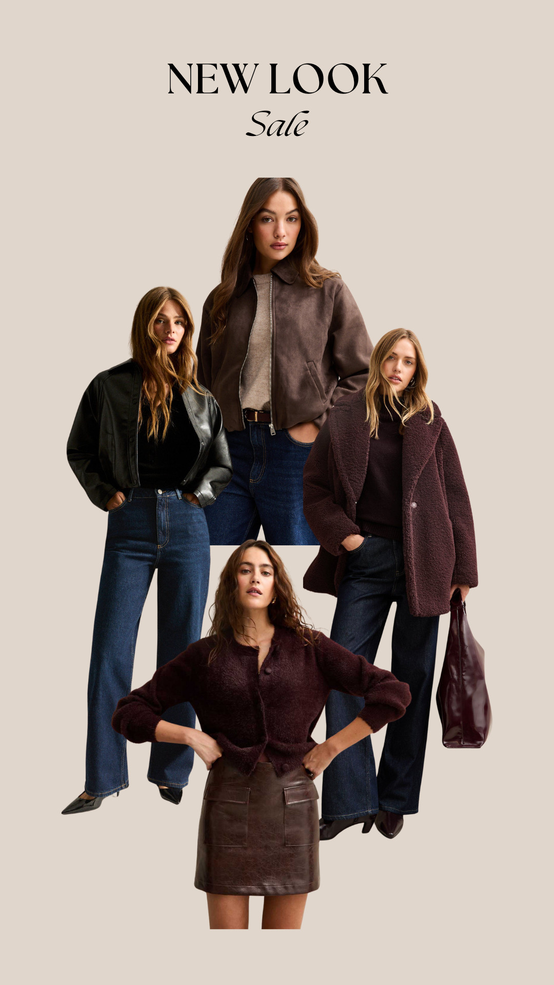 Sleek, bold, and timeless 🖤— these New Look picks are your autumn essentials. From glossy patent ankle boots and faux leather jackets to rich burgundy coats and classic high-waist jeans, each piece adds effortless edge and polish to your fall wardrobe.

✨ Use code LTK25 for 25% off full-price styles!
🗓️ Valid October 23–24 only
🚫 Excludes sale items and selected third-party brands 

 #LTKuk #LTKautumn #LTKsale