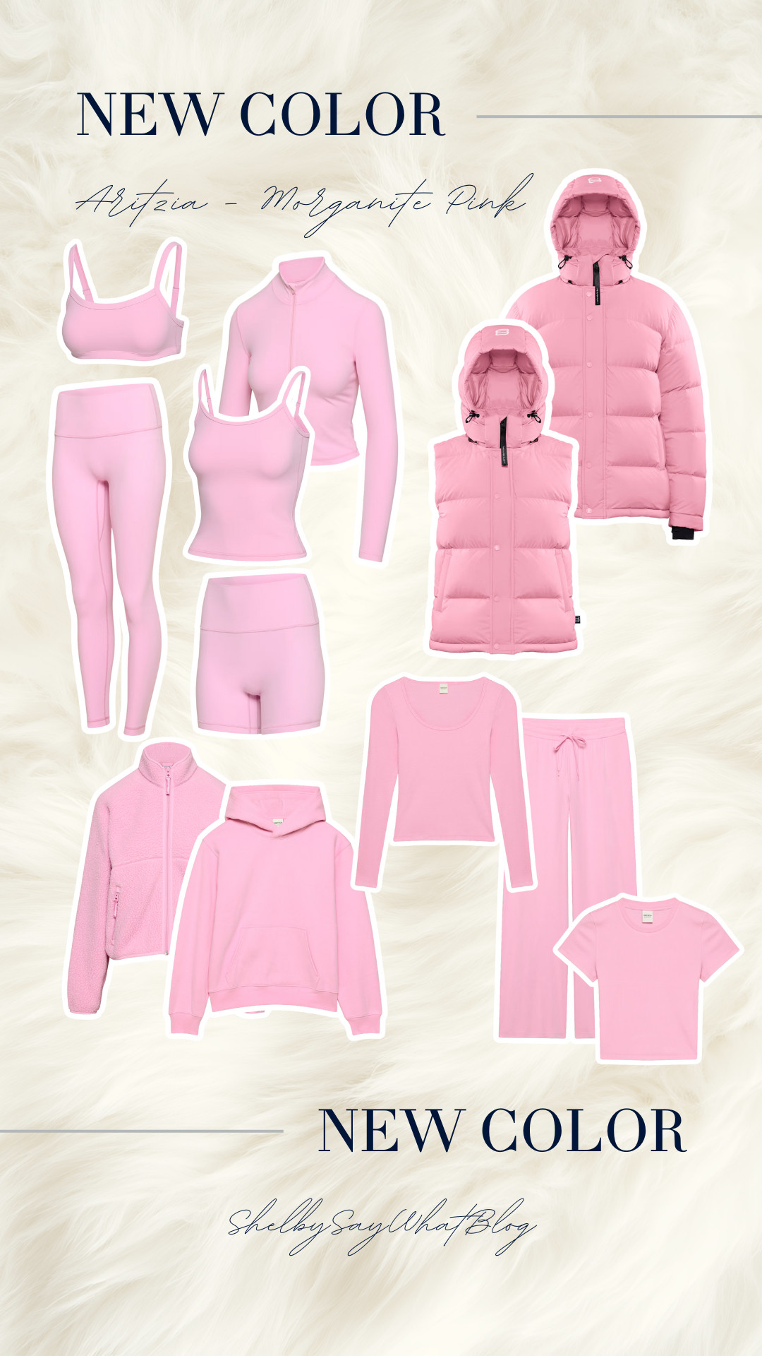 New Color Alert! 💕🩰🎀 How CUTE is this new Morganite Pink? Perfect for Valentine's Day and the spring! And they released it in a bunch of pieces too. I can't decide what to get?! Definitely grabbing the hoodie and homestretch pants and tee. I wear a size large in everything!  

 #LTKfitnessgoals #LTKActive #LTKMidsize