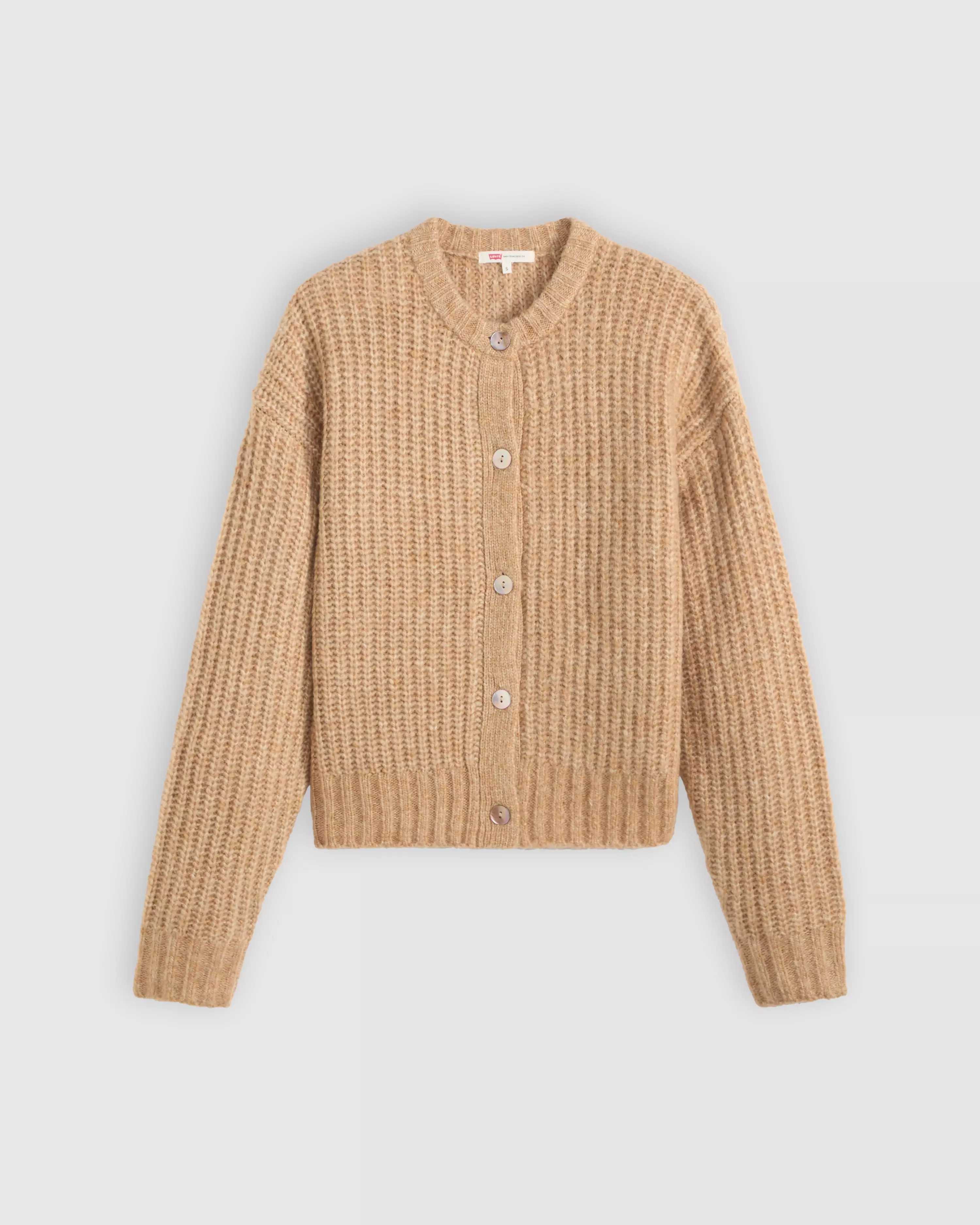 Luna Shell Button Cardigan - White | Levi's® US | Levi's US