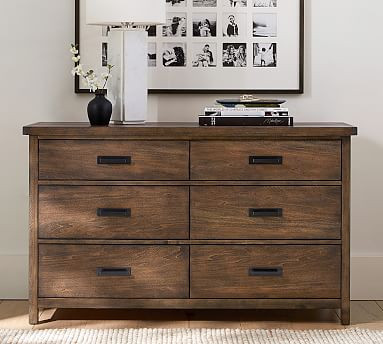 Mateo 6-Drawer Wide Dresser | Pottery Barn (US)